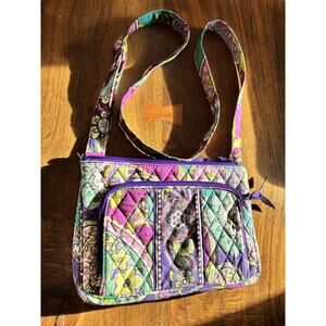 Vera Bradley Purse Paisley Purple Green